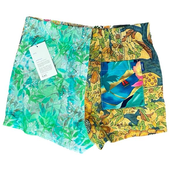 Mother x Carolyn Murphy Recycled Hawaiian Board Shorts High Waist size M NEW Tag - Picture 3 of 10